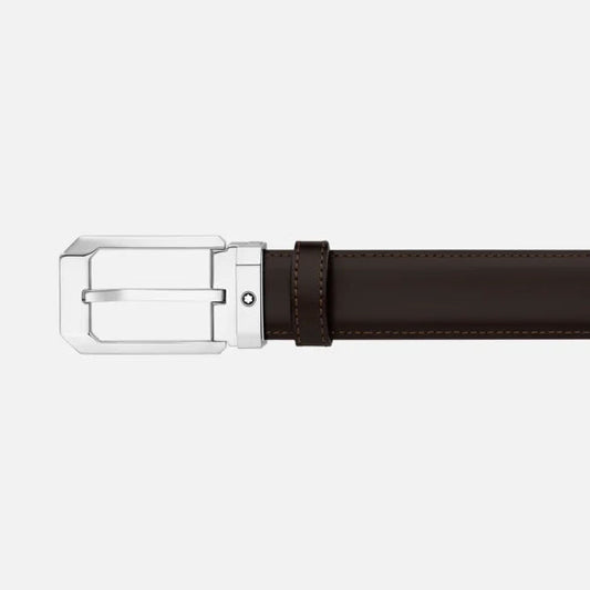 Montblanc 可翻转皮带 黑色/棕色 30毫米 116579