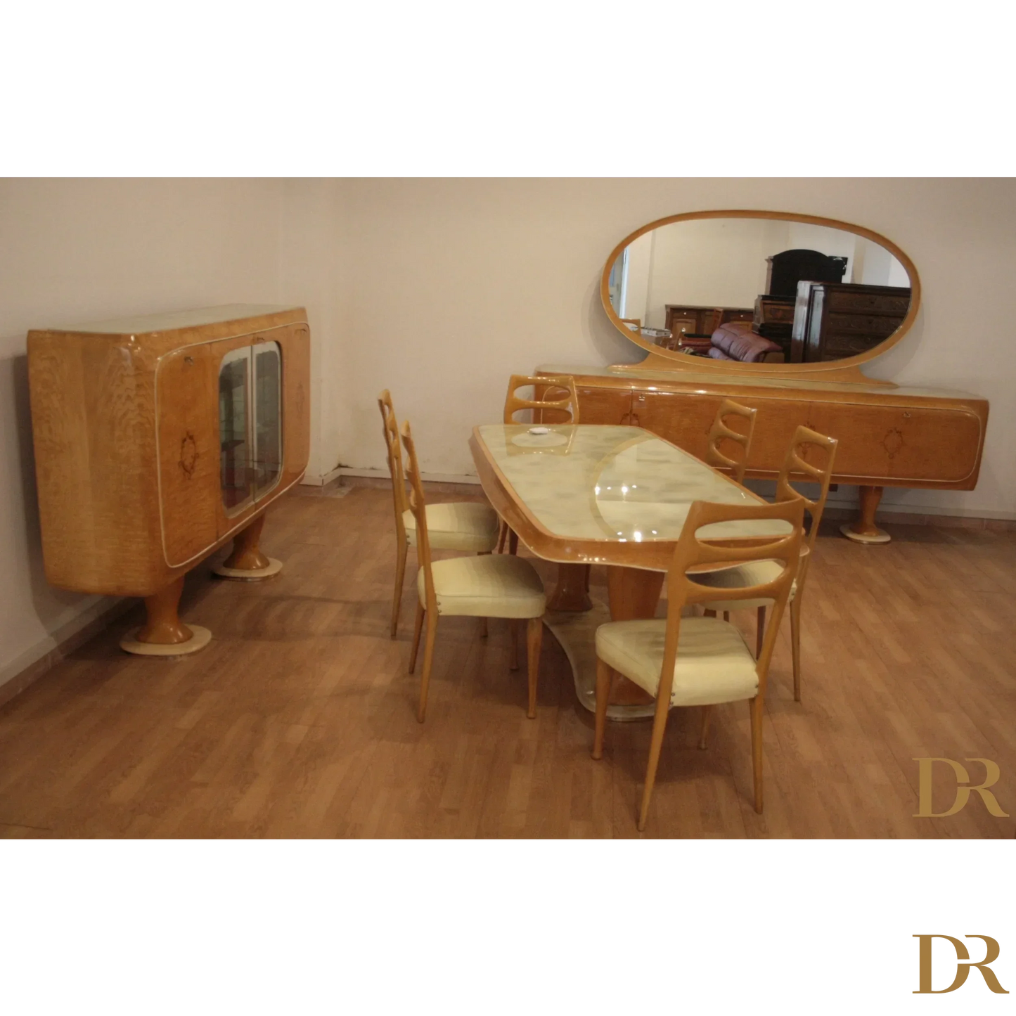 Credenza Mid-Century Moderna di Vittorio Dassi anni 50 da Dario Raia Antiquariato