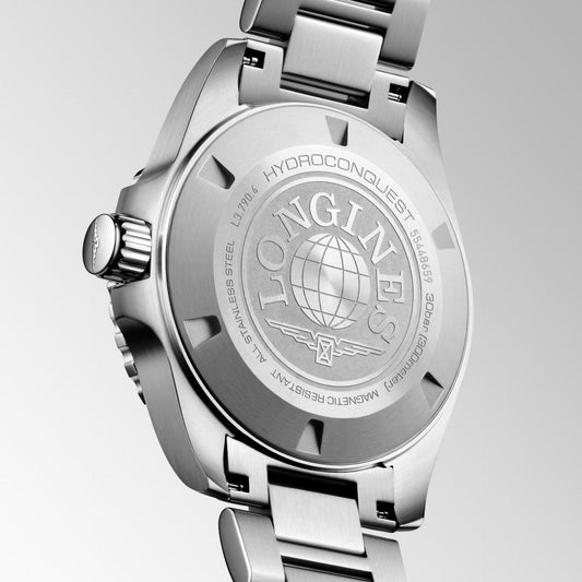 浪琴 Hydroconquest GMT 41毫米 黑色 自动 钢制 L3.790.4.56.6
