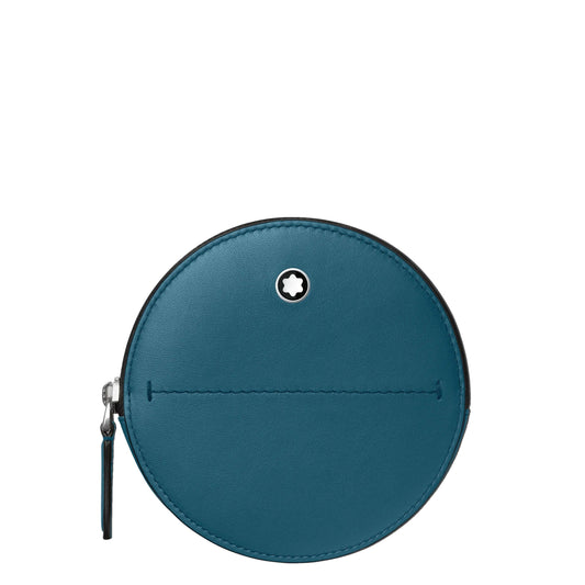 Montblanc Meisterstück Selection Soft 圆形软壳笔盒,蓝绿色 131261