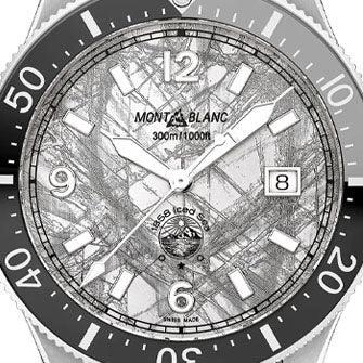 万宝龙 1858 Iced Sea 自动日期 41mm 灰色 自动 钢 130793