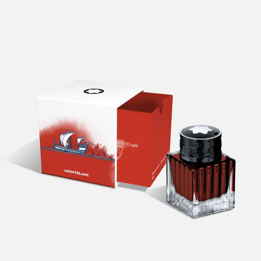 Montblanc flacon d'encre 50ml Meisterstück x Olympic Heritage Paris 1924 rouge 132952