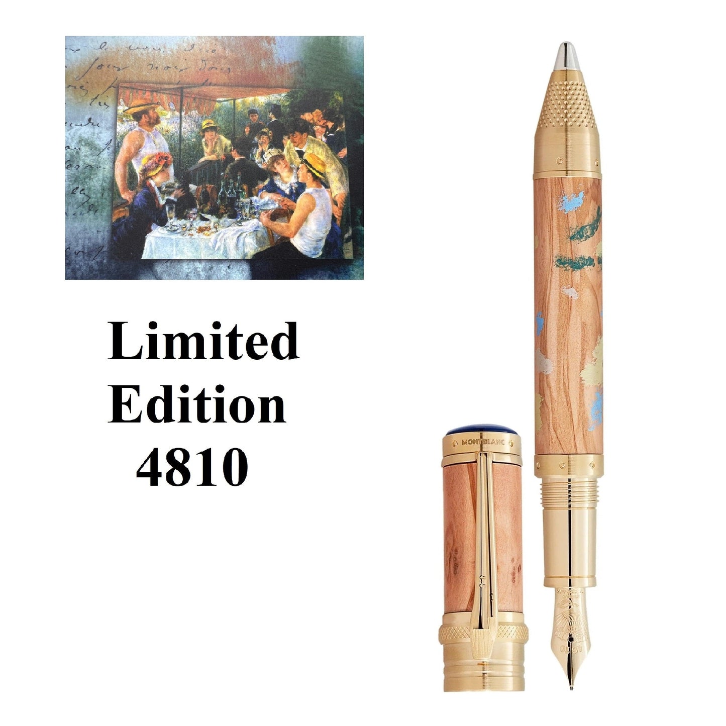 Montblanc Masters of Art Homage to Pierre-Auguste Renoir Limited Edition 4810 Fountain Pen Tip M 131981