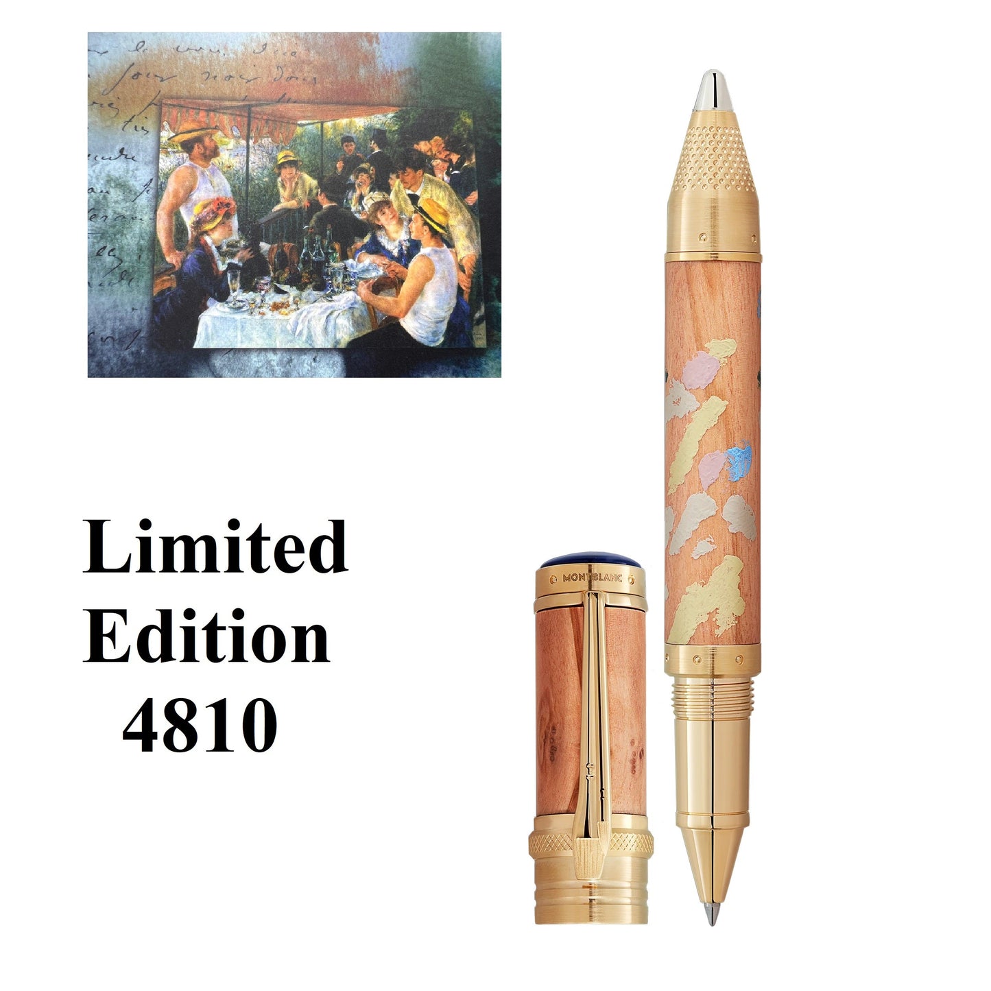 Montblanc rollerball pen Masters of Art Homage to Pierre-Auguste Renoir Limited Edition 4810 pieces 132032