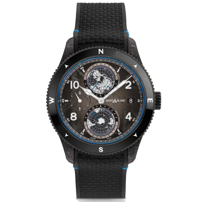 Montblanc Watch 1858 Geosphere Carbo₂ 0 Oxygen Limited Edition 1969 Pieces 43mm Black Automatic 132300