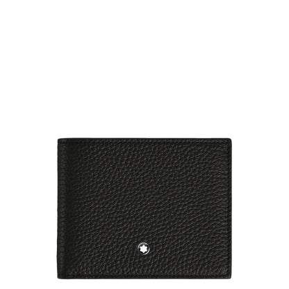 Montblanc wallet with coin pocket 4 compartments black 220217