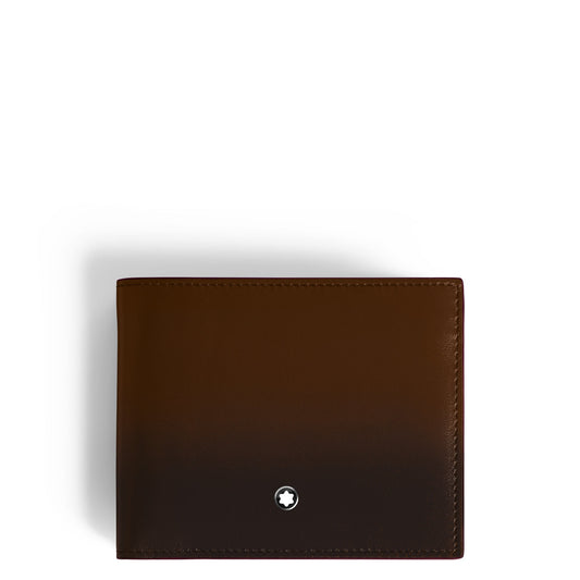 Montblanc Portemonnaie 6 Kreditkartenfächer Meisterstück Gradient Braun 220315