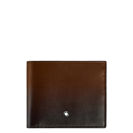 Montblanc Brieftasche 8 Fächer Meisterstück braun schattiert 220317