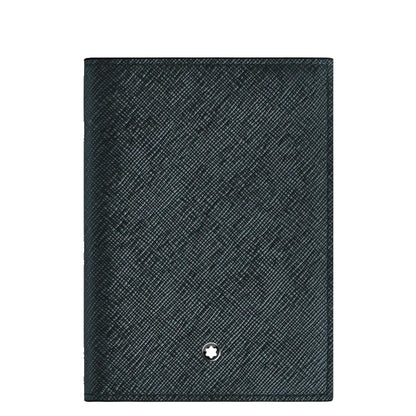 Montblanc Sartorial Tweed Passport Case Blue 220433