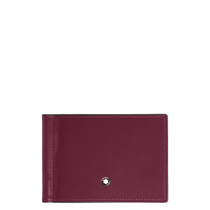 Montblanc Wallet 6 Compartments with Money Clip Meisterstück Cassis 199301