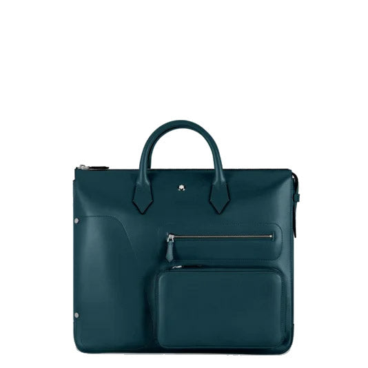 Montblanc borsa 24/7 Soft blu legion 198736