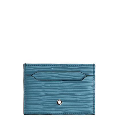 Montblanc Card Holder 5 Compartments 4810 Smoked Blue 199349