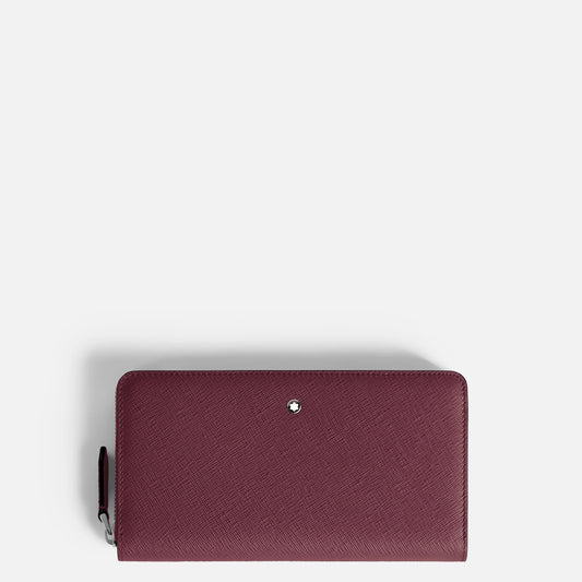 Montblanc Geldbörse mit 12 Fächern und durchgehendem Reißverschluss Sartorial Cassis 199372