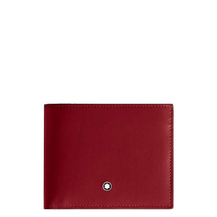 Montblanc 6cc Meisterstück Wallet Dark Rust 198805