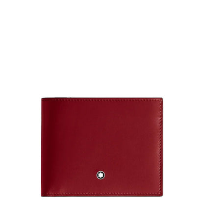 Montblanc 6cc Meisterstück Wallet Dark Rust 198805