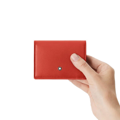 Montblanc Soft Continental Wallet Coral Nano 198009
