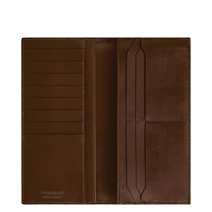 Montblanc Meisterstück 14cc wallet, brown gradient zipper pocket 220318