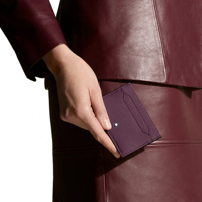 Montblanc Card Holder 5 Compartments Sartorial Cassis 199375