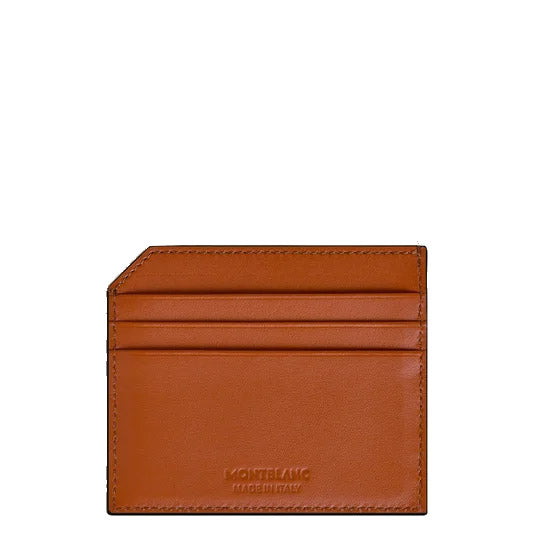 Montblanc 6-Compartment Soft Rust Card Holder 198754