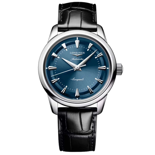Longines Uhr Conquest Heritage 38mm blau automatisch Stahl L1.649.4.92.2,