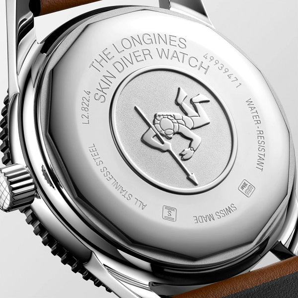 Longines Herrenuhr The Longines Skin Diver Watch 42mm Edelstahl Automatik L2.822.4.56.2