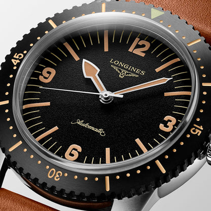 Longines Herrenuhr The Longines Skin Diver Watch 42mm Edelstahl Automatik L2.822.4.56.2