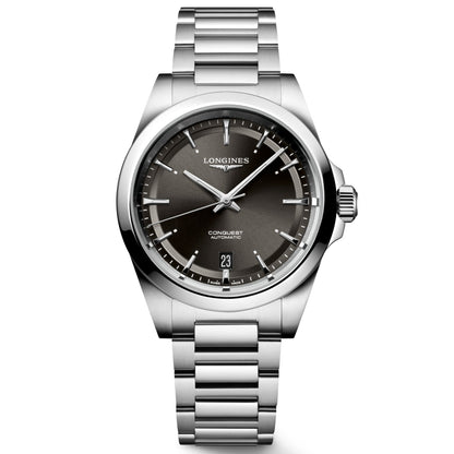 Longines Uhr Conquest 38mm schwarz Automatik Stahl L3.720.4.52.6