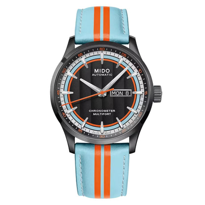 Mido watch Multifort Chronometer 1 Racer 42mm black automatic steel PVD finish black M038.431.36.051.00