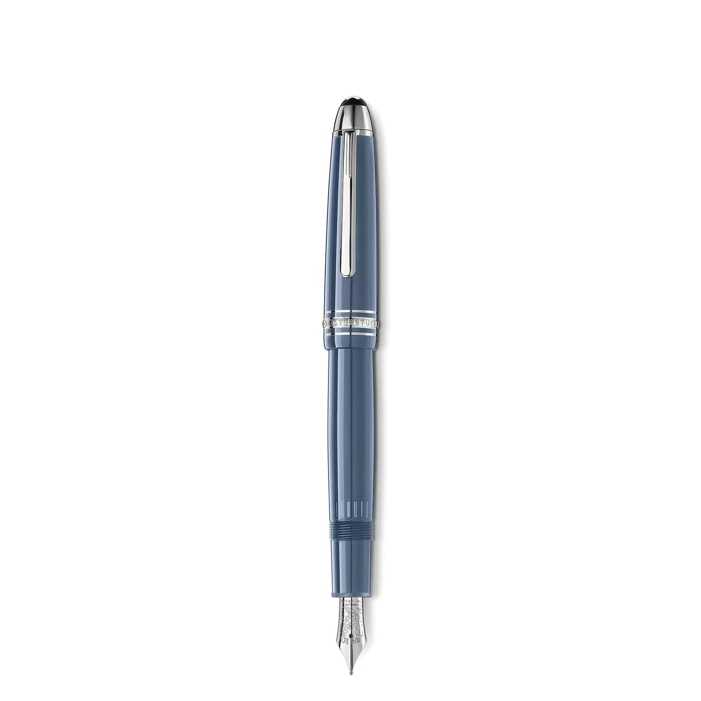 Montblanc stylo-plume Meisterstück Glacier LeGrand bleu plume M 129393