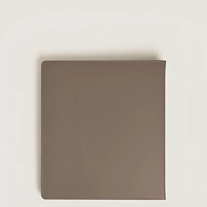 Montblanc digital paper folio cover mastice 135040 in pelle taupe con cuciture precise per protezione elegante