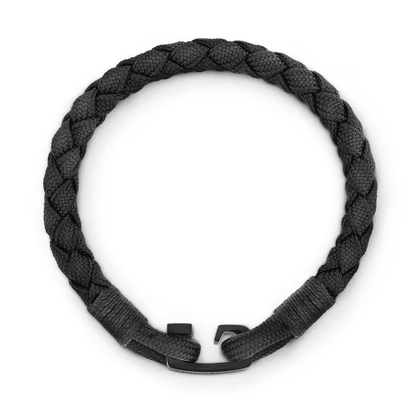 Montblanc bracciale Montblanc con chiusura a T nero misura S 130860 60