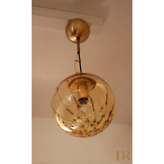 Lampadario a sospensione di La Murrina in vetro soffiato, design italiano casa anni 70