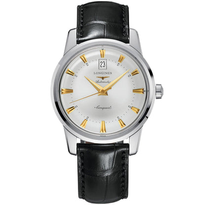 Longines Conquest Heritage 40mm Silver Automatic Steel Watch L1.645.4.75.4