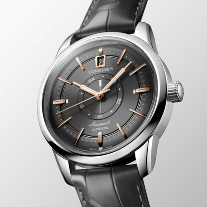 Longines Conquest Heritage Central Power Reserve 38mm Anthracite Automatic Steel L1.648.4.62.2