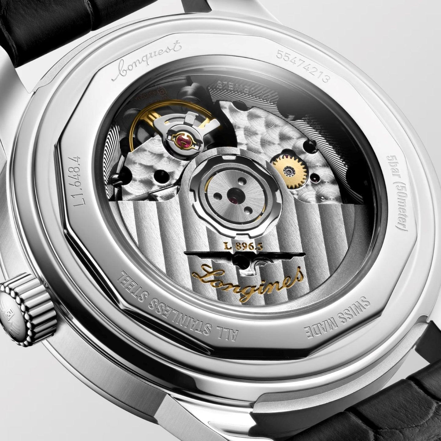 Longines Conquest Heritage Central Power Reserve 38mm Anthracite Automatic Steel L1.648.4.62.2