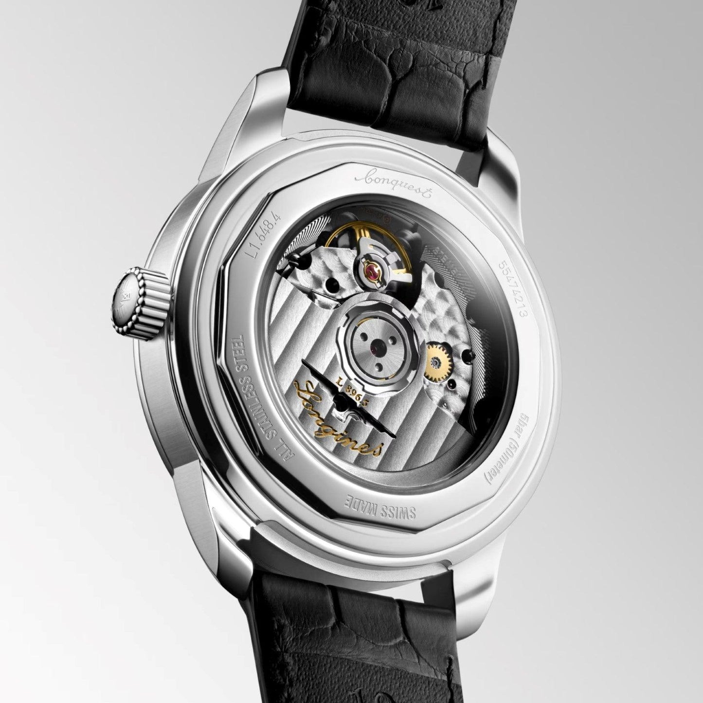 Longines Uhr Conquest Heritage Central Power Reserve 38mm champagnerfarben Automatik Stahl L1.648.4.78.2