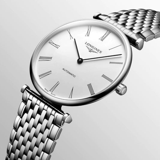 Longines Le Grande Classique watch 38mm white automatic steel L4.918.4.11.6