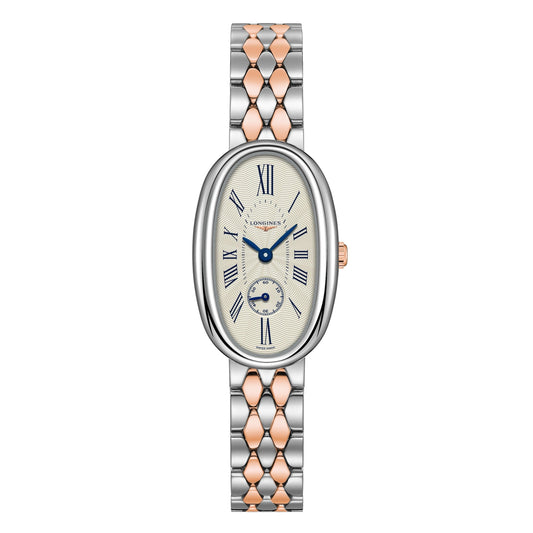 浪琴 Longines Symphonette 21.90x34.00毫米银色钢壳18K金石英表 L2.306.5.71.7