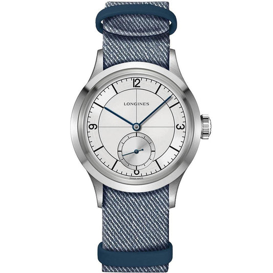 浪琴 The Longines Heritage Classic 38.5毫米银色钢壳自动机械表 L2.828.4.73.0