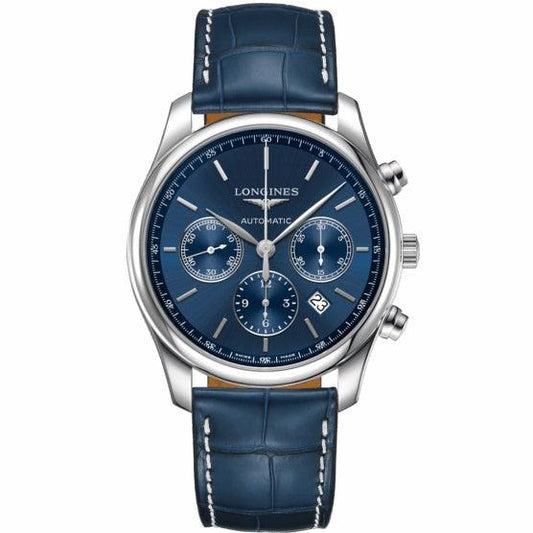 Longines The Longines Master Collection 42毫米蓝色男士自动计时钢表 L2.759.4.92.0