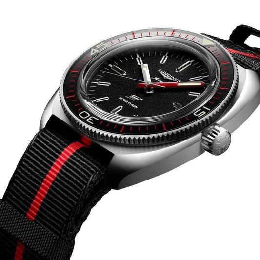 Longines Ultra-Chron Box Edition 43毫米黑色自动钢表 L2.836.4.52.8