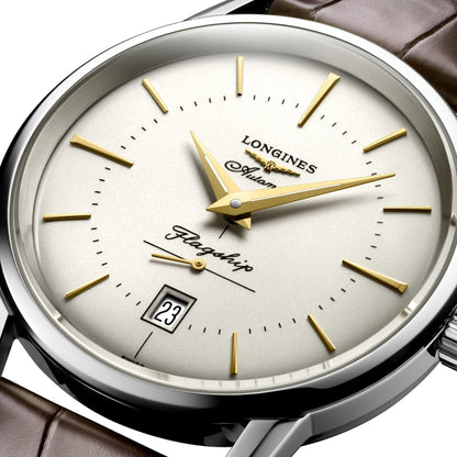 Longines Herrenuhr Flagship Heritage 38,5mm Automatik Stahl L4.795.4.78.2