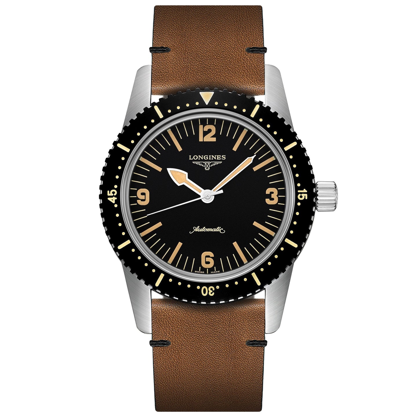 Longines Herrenuhr The Longines Skin Diver Watch 42mm Edelstahl Automatik L2.822.4.56.2