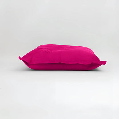Maxi cuscino firenze in morbido tessuto magenta con dimensioni generose per un infinito abbraccio confortevole
