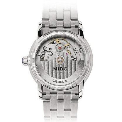 Mido Uhr Baroncelli Lady Necklace 33mm Perlmutt Diamanten Automatik Stahl M037.807.11.031.00
