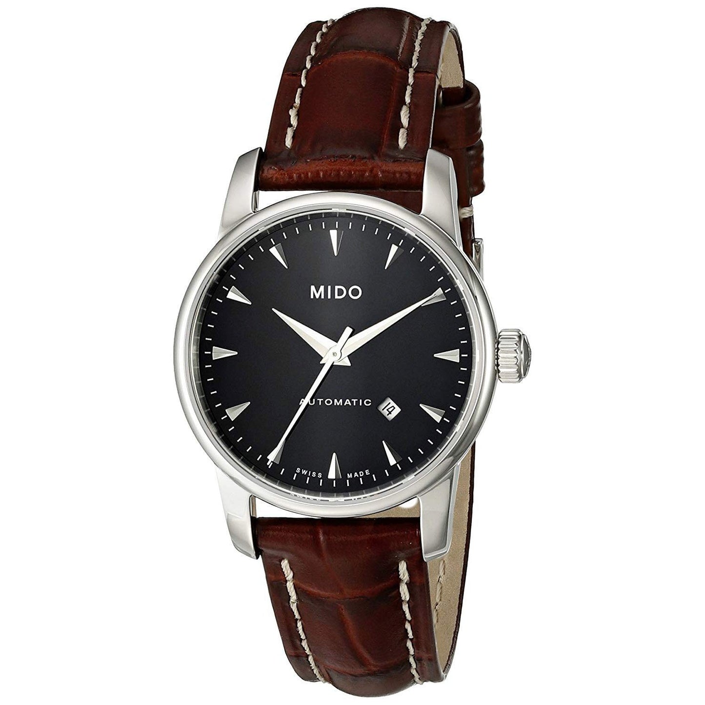 Mido Damenuhr Baroncelli II 29mm Automatik Stahl M7600.4.18.8