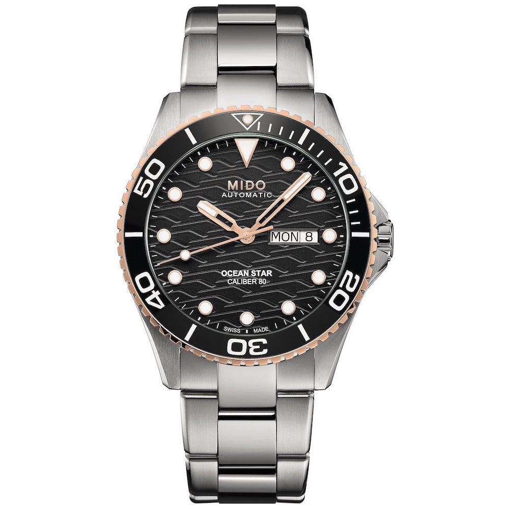 Mido watch Mido Ocean Star caliber 80 42mm black automatic steel M042.430.21.051.00