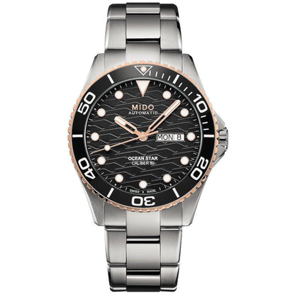 Mido watch Mido Ocean Star caliber 80 42mm black automatic steel M042.430.21.051.00