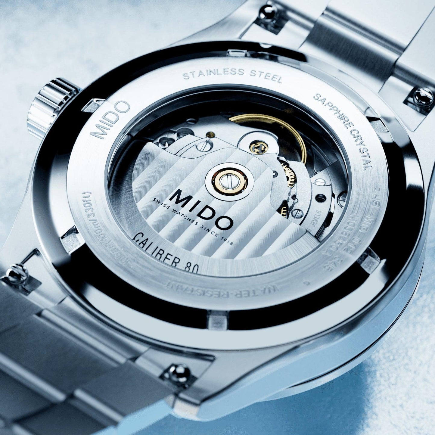 Mido Multifort M Freeze Watch 42mm Turquoise Automatic Steel M038.430.11.041.00
