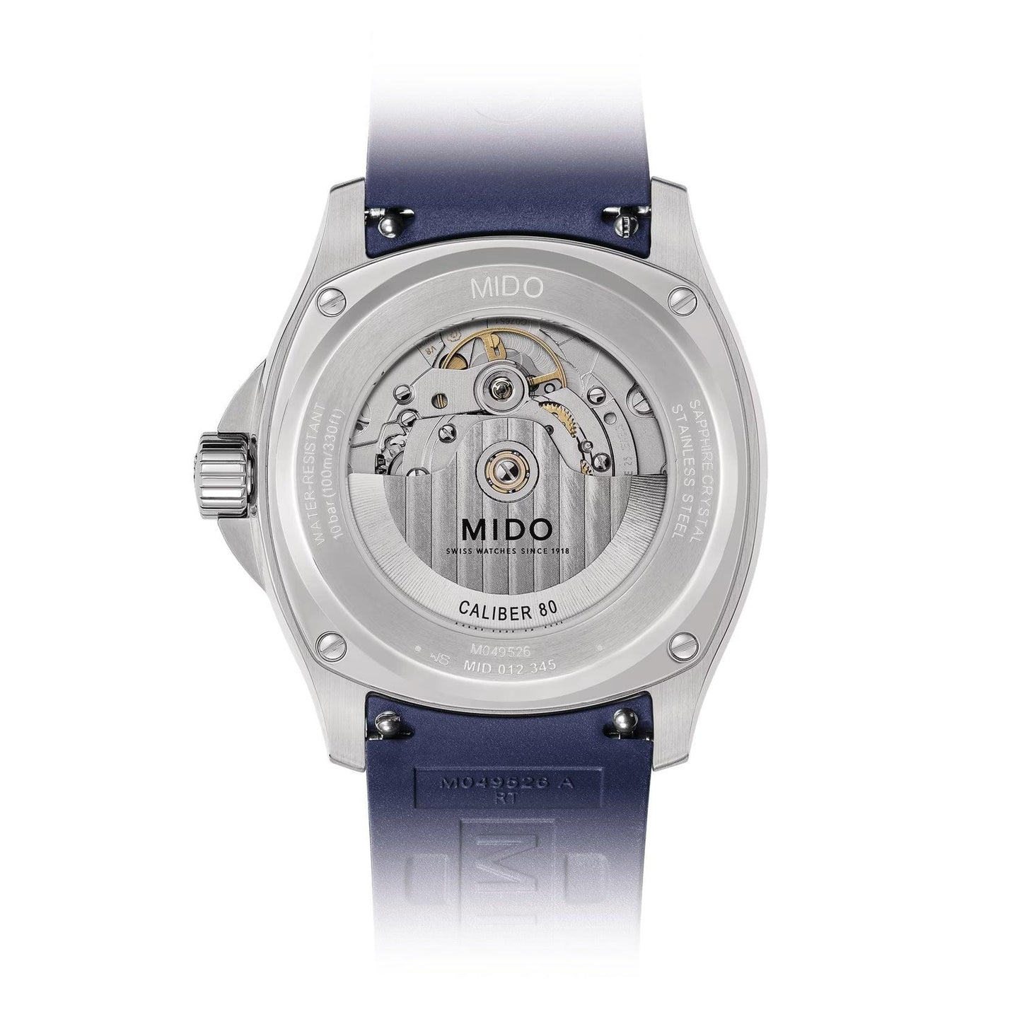 Mido Multifort TV Big Date 40x39,2mm blue automatic steel watch M049.526.17.041.00